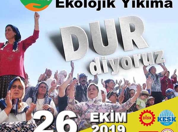 İklim Krizine ve Ekolojik Yıkıma DUR Mitingine İptal