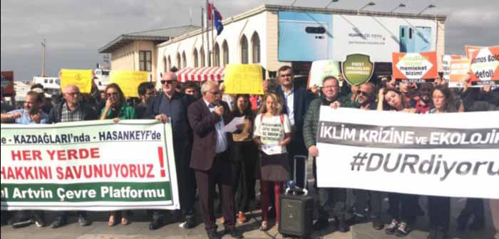 Ekolojistler Türkiye'nin bir çok yerinden yapılan açıklamalar ile Ankara Valiliği'ni protesto etti